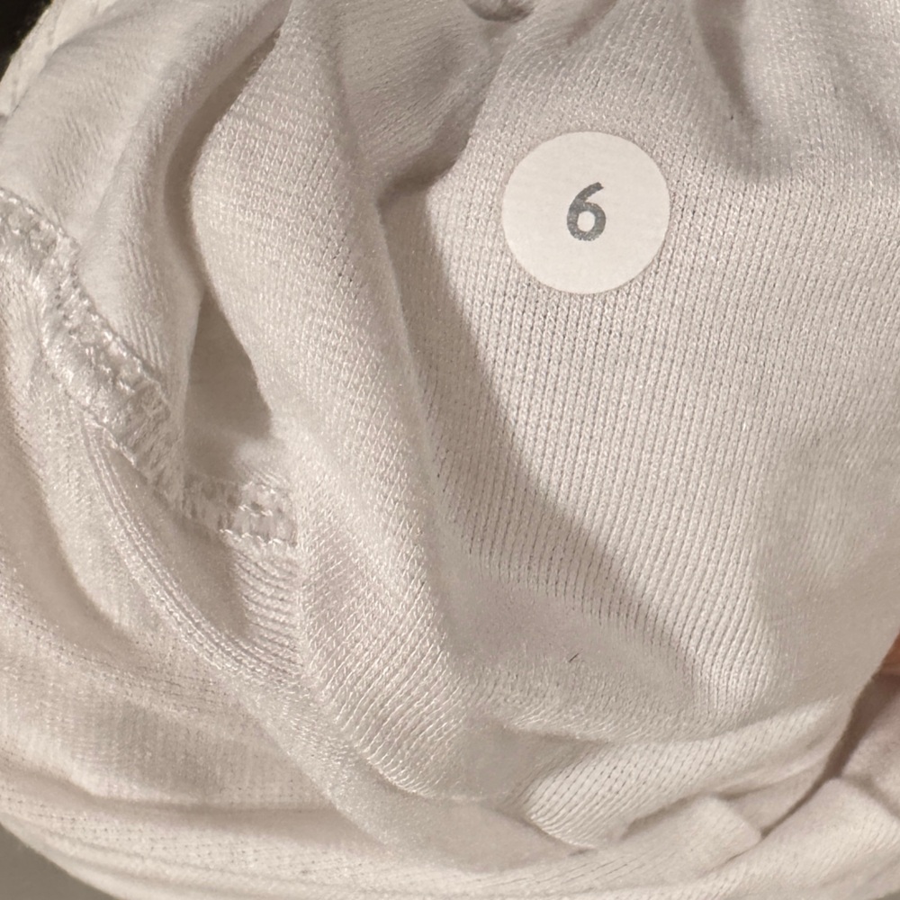 White Lululemon Dance Studio Pants Woman’s Size 6 - Picture 4 of 6